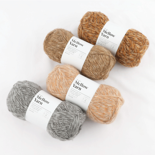 멜로우얀 MELLOW YARN 100g <b>슬로우플로우</b>뜨개실 겨울의류 목도리실