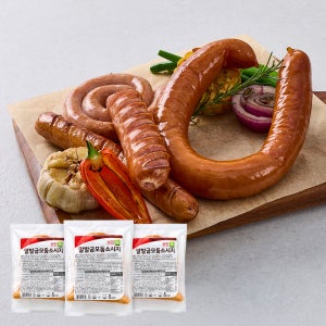 선진팜 말발굽 모둠 소시지 405g (킬바사 소세지) 3봉