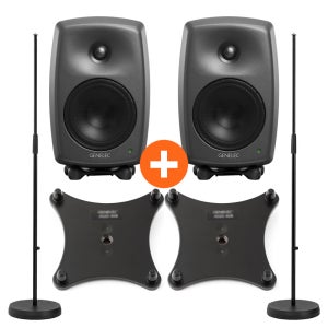 제네렉 8030C 다크 그레이 + 8000-403 + 8030-408 정품 스탠드 패키지