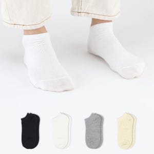 남성 안벗겨지는 면 무지 스니커즈 발목 양말 4컬러 (남자, 단품)