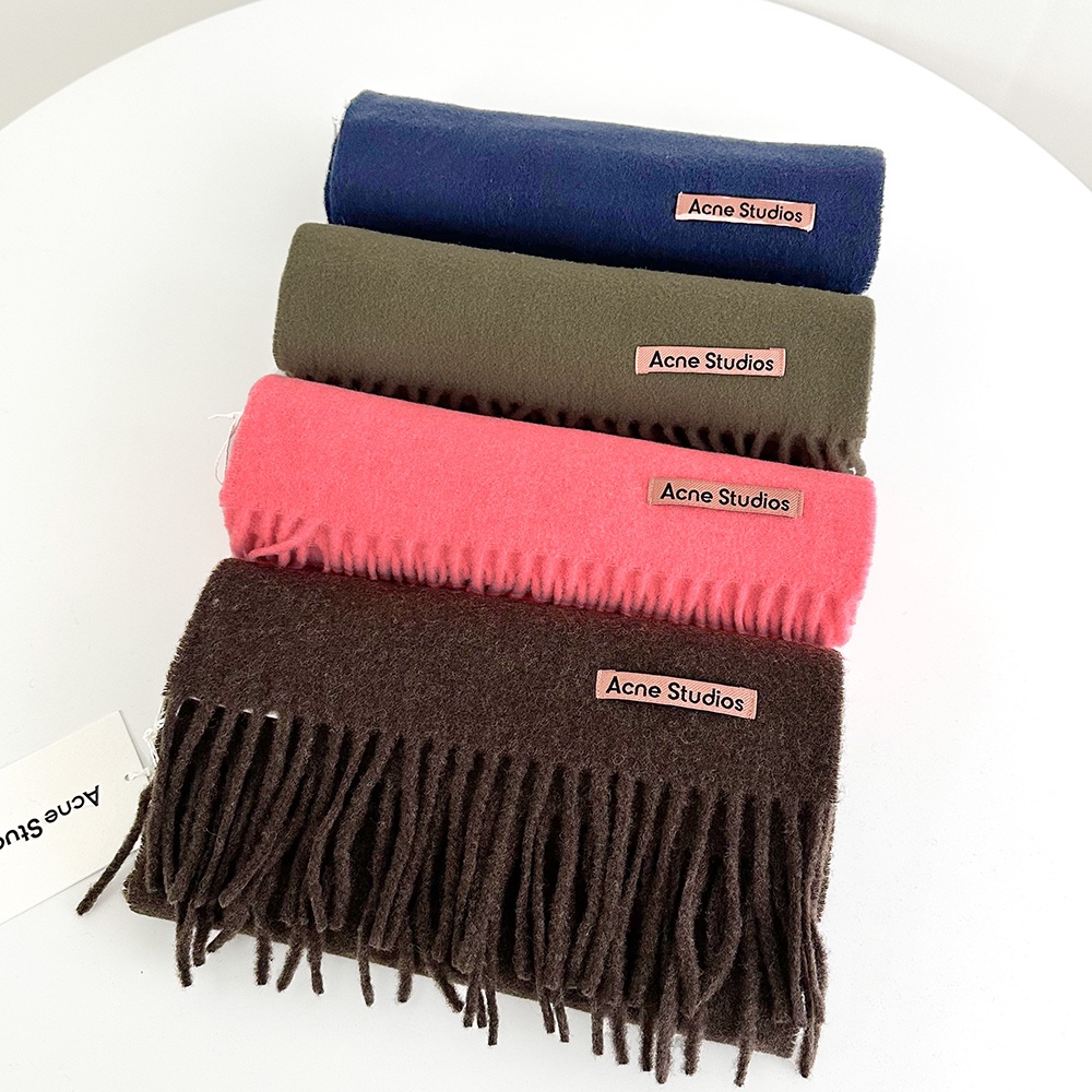 [쇼핑백,전색상] 아크네 머플러 목도리 네로우 스키니 오버사이즈