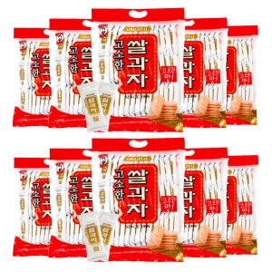 미왕 쌀과자 고소한맛 240g 10봉 / 어른 어린이 국민간식