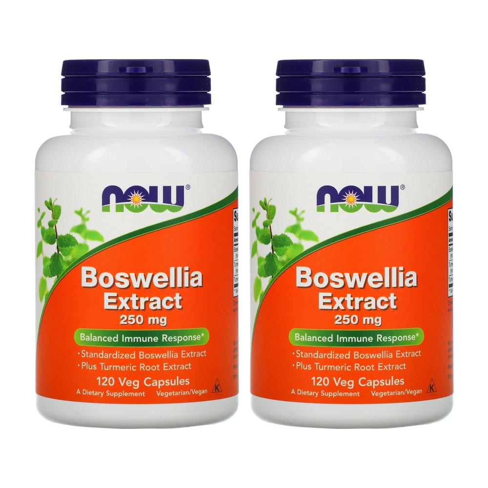 1+1 나우푸드 <b>보스웰리아 250mg</b> 120정 강황 뿌리 커큐미노이드 boswellia