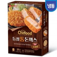 롯데푸드 쉐푸드 등심 통돈까스 300g / 수제스타일 / 에어프라잉 / 종이박스