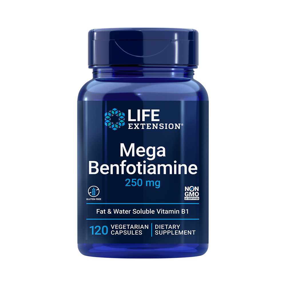 라이프익스텐션 메가 <b>벤포티아민</b> 250mg 120캡슐 Mega Benfotiamine