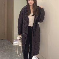 zara 자라 그린 누빔 퀼팅 롱 패딩 점퍼 자켓 2969060800