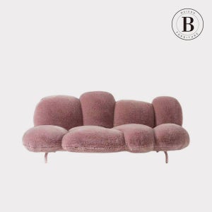 모던 라운지 인테리어 쇼파 램스울 양털 거실 소파 2인용 3인용 MJB S-074