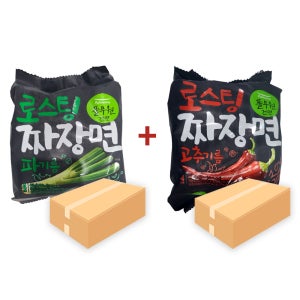 파기름로스팅짜장라면 4입x8개(1박스) + 고추기름로스팅짜장라면 4입x8개(1박스)