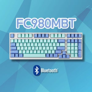 [국내최초] 레오폴드 블루투스 FC980MBT 민트/퍼플 98키 유/무선 기계식 키보드