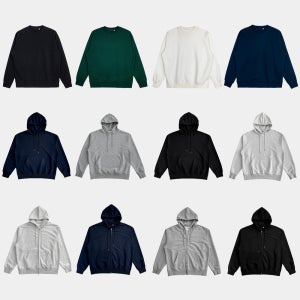 남자 맨투맨 후드티 후드집업 오버핏 무지 커플 빅사이즈 긴팔티