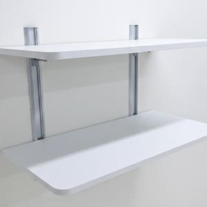 벽선반 2단 벽걸이 팬트리 다용도실 세탁실 시스템선반 60cmx38cmx100cm