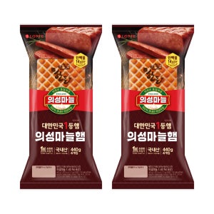 의성마늘햄 440g, 2개