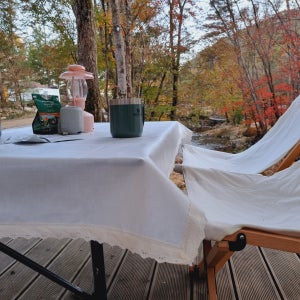 감성 방수 심플 모던 캠핑 테이블보