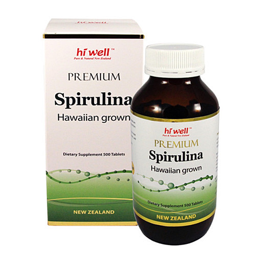 하와이안 <b>유기농 스피루리나 500</b>mg 500정 클로로필 하이웰