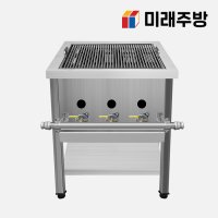 업소용 숯불 바베큐 600 직화 초벌구이기 그릴 석쇠 맥반석 LPG