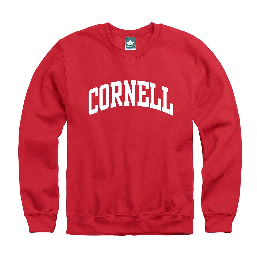 코넬 대학교 맨투맨 레드 아치로고 Cornell 미국 대학 티셔츠 직배송
