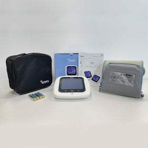 아이젠 가정용 휴대용 팔뚝 커프 전자 혈압측정기 ABM-500 + 혈압수첩