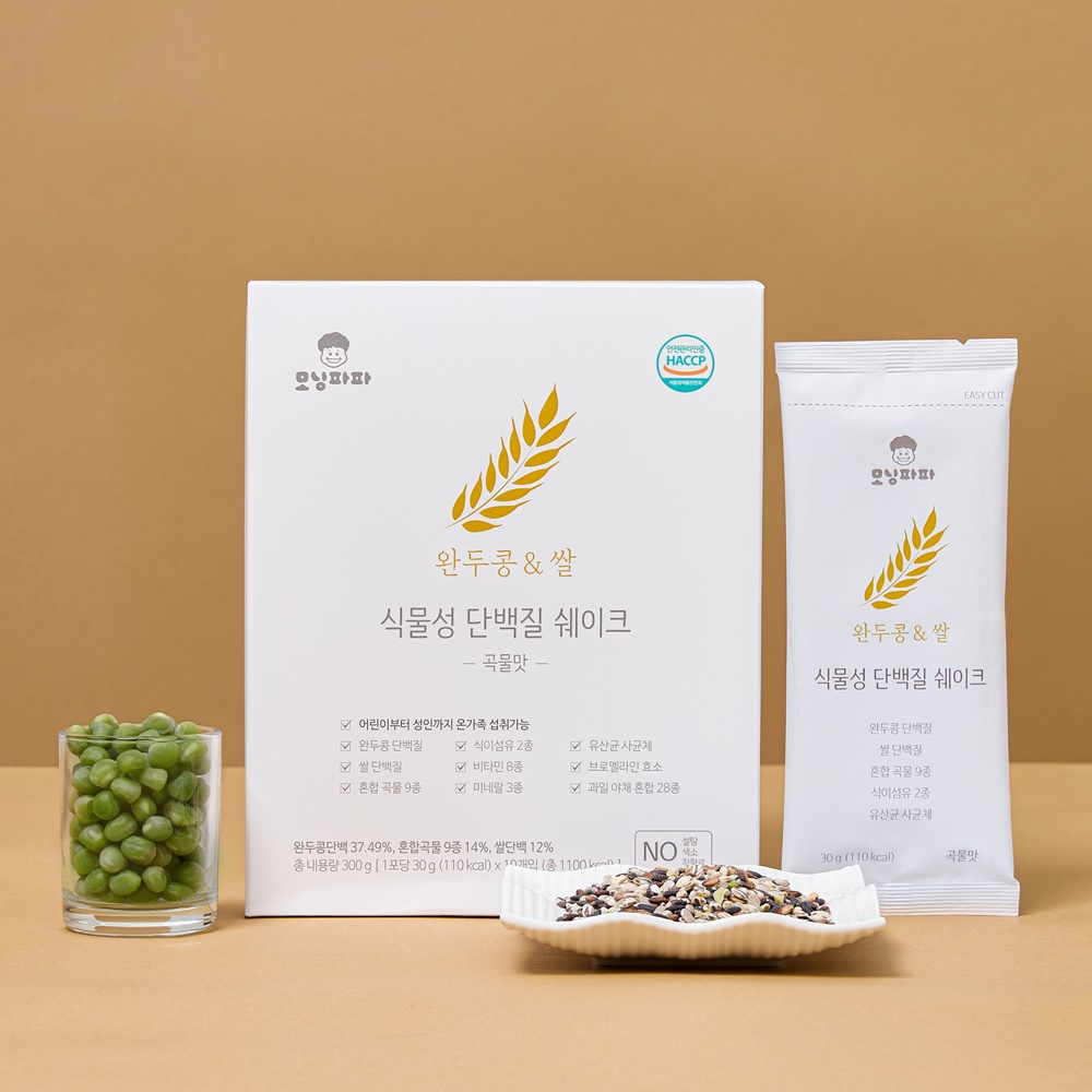 식물성 단백질 쉐이크 쑥맛 제품 이미지
