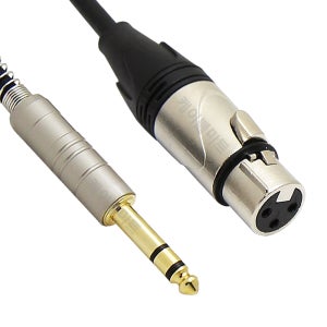 MACK HA25 ST5.5/숫-캐논/암 1m XLR TRS 밸런스케이블