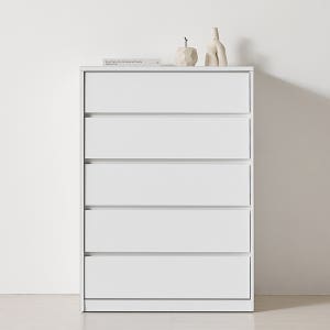 스칸디무드 플렌토 속 깊은 5단 서랍장 800