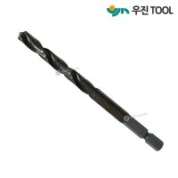 우진 충전임펙용드릴 11mm 1개 (철공용) 육각 철기리