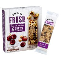 조단스 후르즐리 시리얼 바 건포도 헤이즐넛 30g x 6팩 시리얼 Fruisli Bars