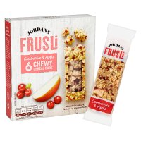 조단스 후르즐리 시리얼 바 크랜베리 애플 30g x 6팩 Fruisli Bars