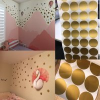 만화 폴카 도트 라운드 벽 특이한 차량스티커 아이 아기 방 침실 원 작은 아트 벽화 DIY 껍질과 스틱 PVC 인테리어벽지