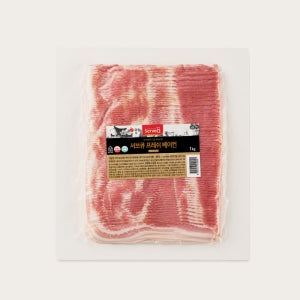 서브큐 프레쉬 베이컨 1Kg - 와인안주, 대용량베이컨 / 아이스박스 무료포장(냉동)