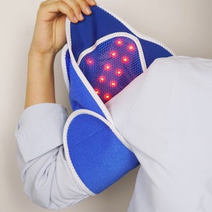 시리어스 근적외선 LED 온열 어깨 찜질 마사지기