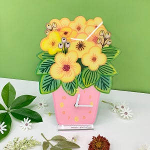 [아티쉬] 모양시계/ YELLOW VASE, 굴리굴리(GOOLYGOOLY)