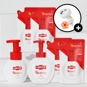 [본사배송] 랩신 토탈 핸드워시 500ml2개 +450ml4개 +플라워펌프캡