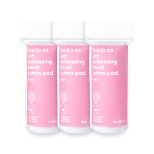 소프트 엠보싱 원형 화장솜 120매X3개 SET