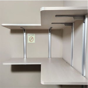 시스템선반(2단) AL기둥높이60cm