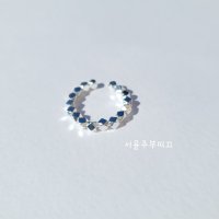 925실버 운석반지/ 프리반지 /볼드한반지