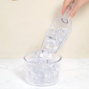 투명 얼음 스쿱 얼음삽 주걱 팝콘 사료 원두 밀가루 소분 카페 스쿠프 (소소)