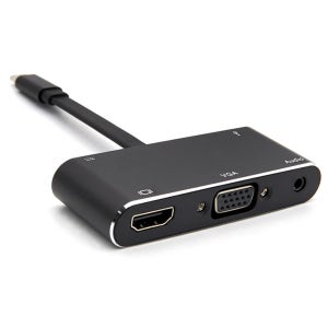 C타입 멀티 HDMI컨버터 VGA AUX USB3.0 TV연결 모니터 변환