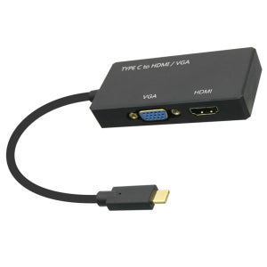 C타입 멀티 HDMI컨버터 VGA 미러링 TV연결 모니터 변환