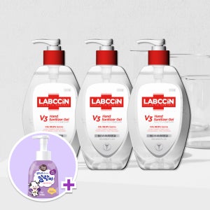 [슈퍼적립] 랩신 새니타이저 겔(손소독젤) 500mlX3개+말랑이 버블 핸드워시 300ml