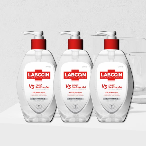 랩신 새니타이저 겔 손소독 젤 500ml X3개