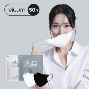 비움 에코프로 KF94 마스크 50매 2컬러 대형