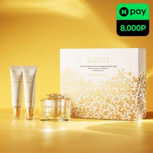 [선물세트]홍삼 골드케어 네이처리퍼블릭 진생 로얄 실크 워터리 크림 with 아이크림 기획세트