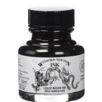 윈저앤뉴튼 드로잉 잉크 30ml Liquid Indian Ink 1010754