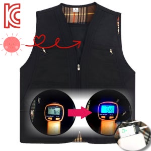 JS 핫 남성 원적외선 발열조끼 빅사이즈