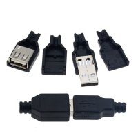 DIY USB 2.0 단자 커넥터 암, 수