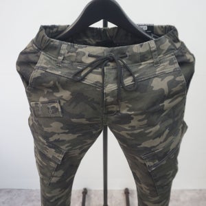 S-2XL 남자 SJ 밍크기모 스판 카모 팬츠