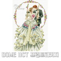 [십자수] 101202 Happy Wedding 45x69cm (11ct프린트원단패키지)