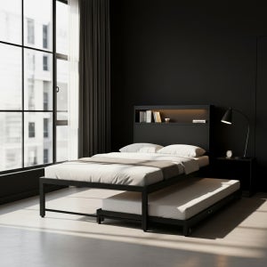 비오스 이단 슬라이딩 침대 성인 주니어 철제 침대 프레임