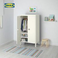 좁은집 가구배치 작은방 붙박이 옷 장 IKEA 이케아 부송나 옷장 현대 북유럽 간이