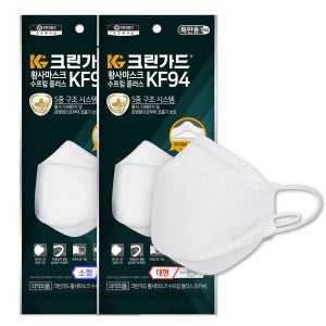 유한킴벌리 KF94마스크 수프림플러스 대형 50매 끈조절 5중필터